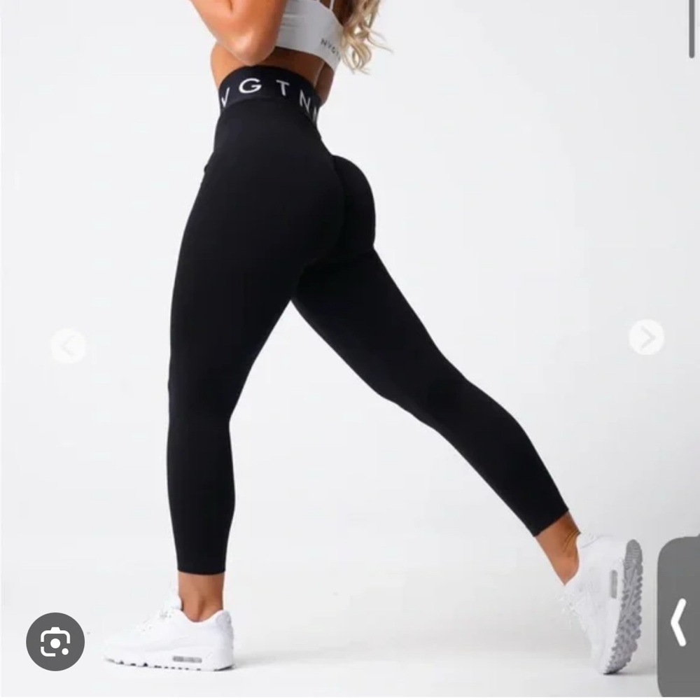 NVGTN Spory Seamless Leggings. Black. Size S. EUC